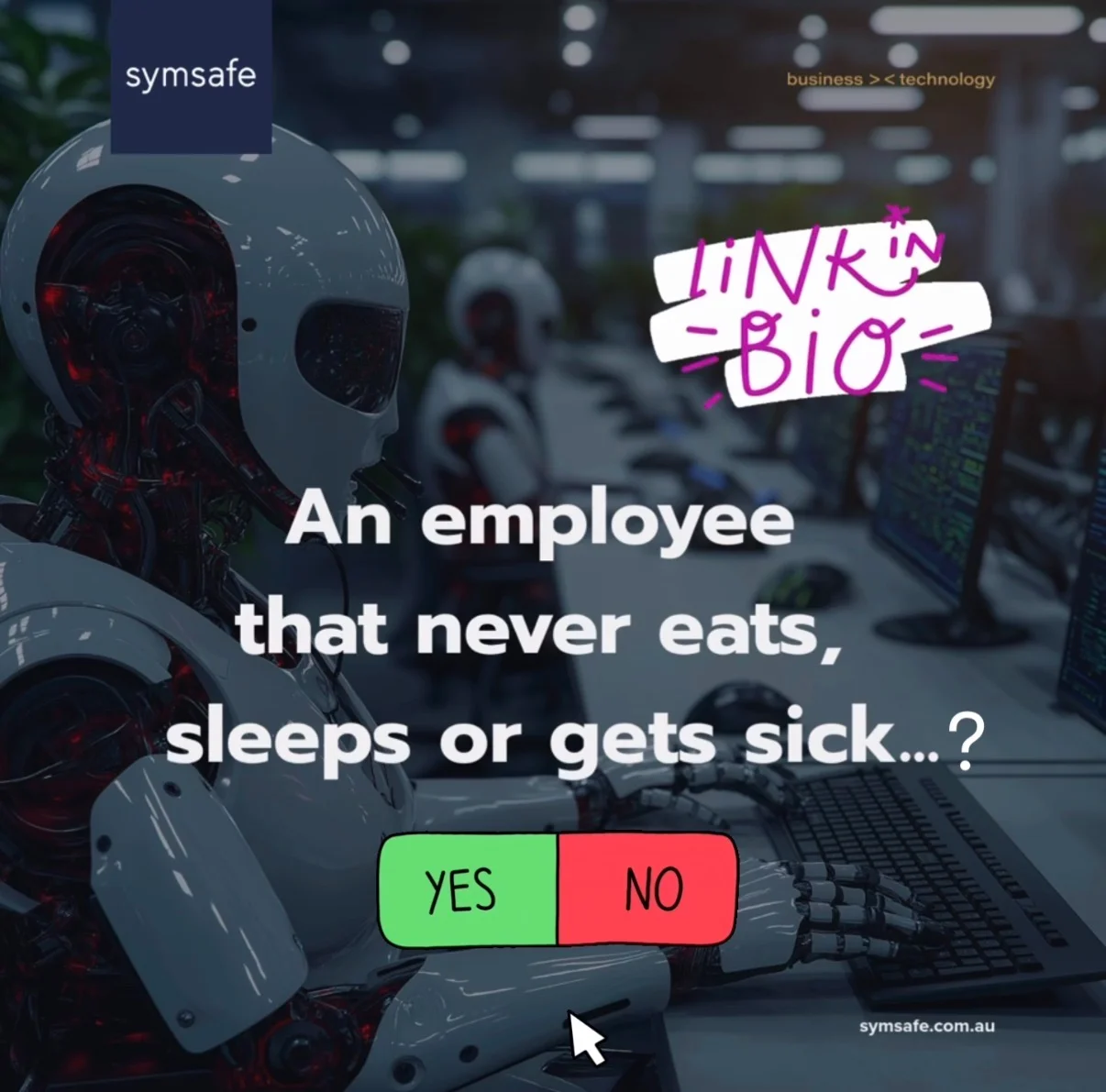 Symsafe Instagram - Link to blog post about Agentic AI